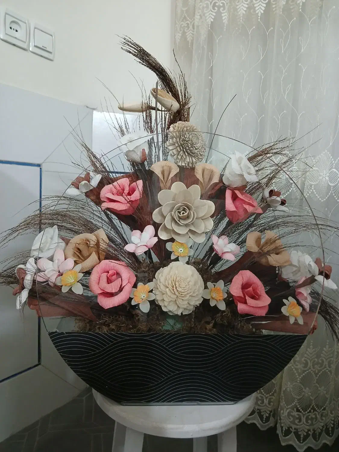 گل مصنوعی|گل مصنوعی|شاهین‌شهر, خانه کارگر|دیوار