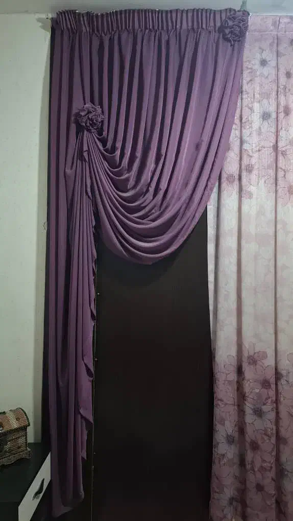 پرده شیک اتاق خواب|پرده، رانر، رومیزی|اندیمشک, |دیوار