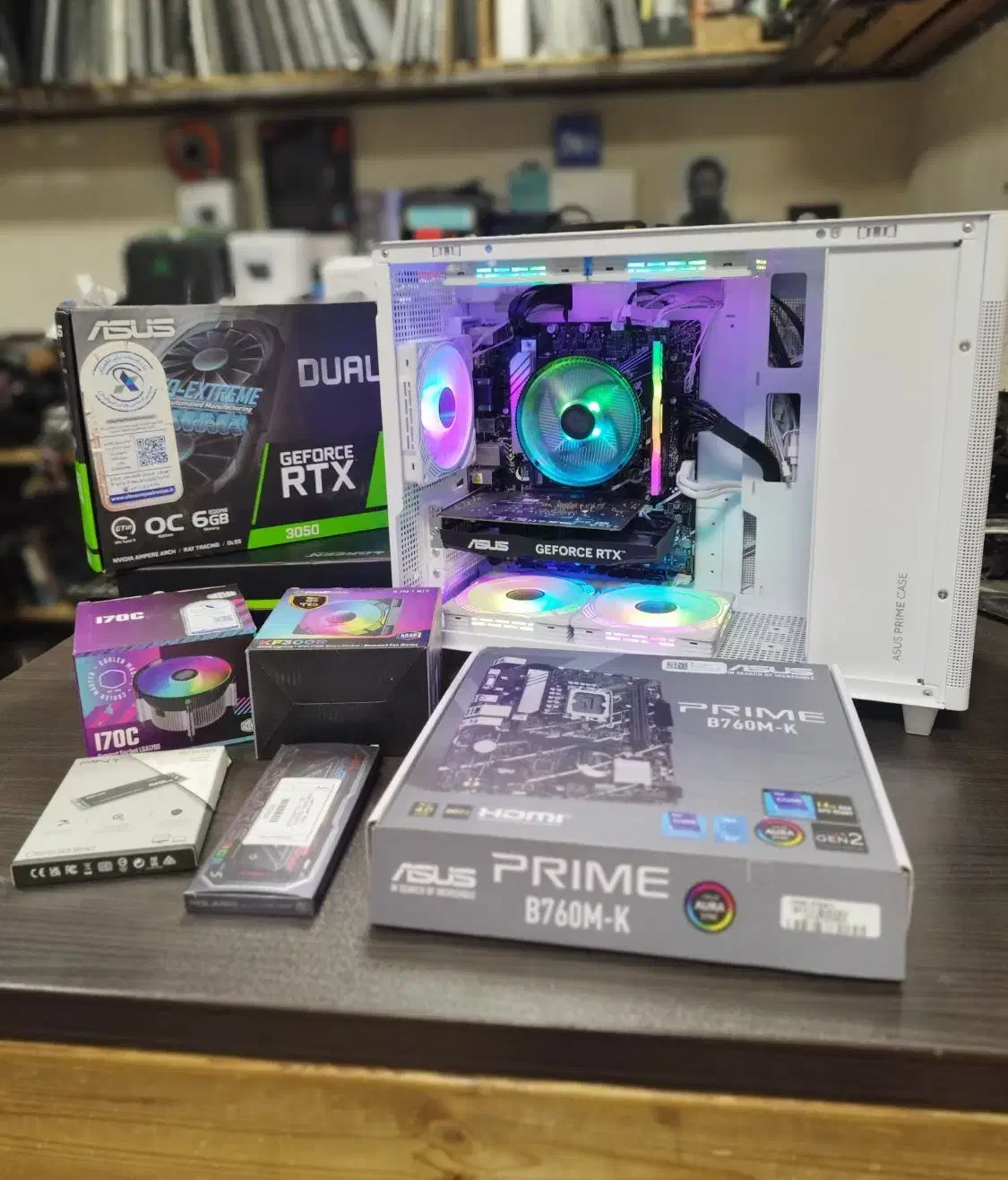 کیس گیمینگ نسل ۱۳ ddr5 گارانتی b760+13400f RTX3050|رایانه رومیزی|تهران, شیخ هادی|دیوار