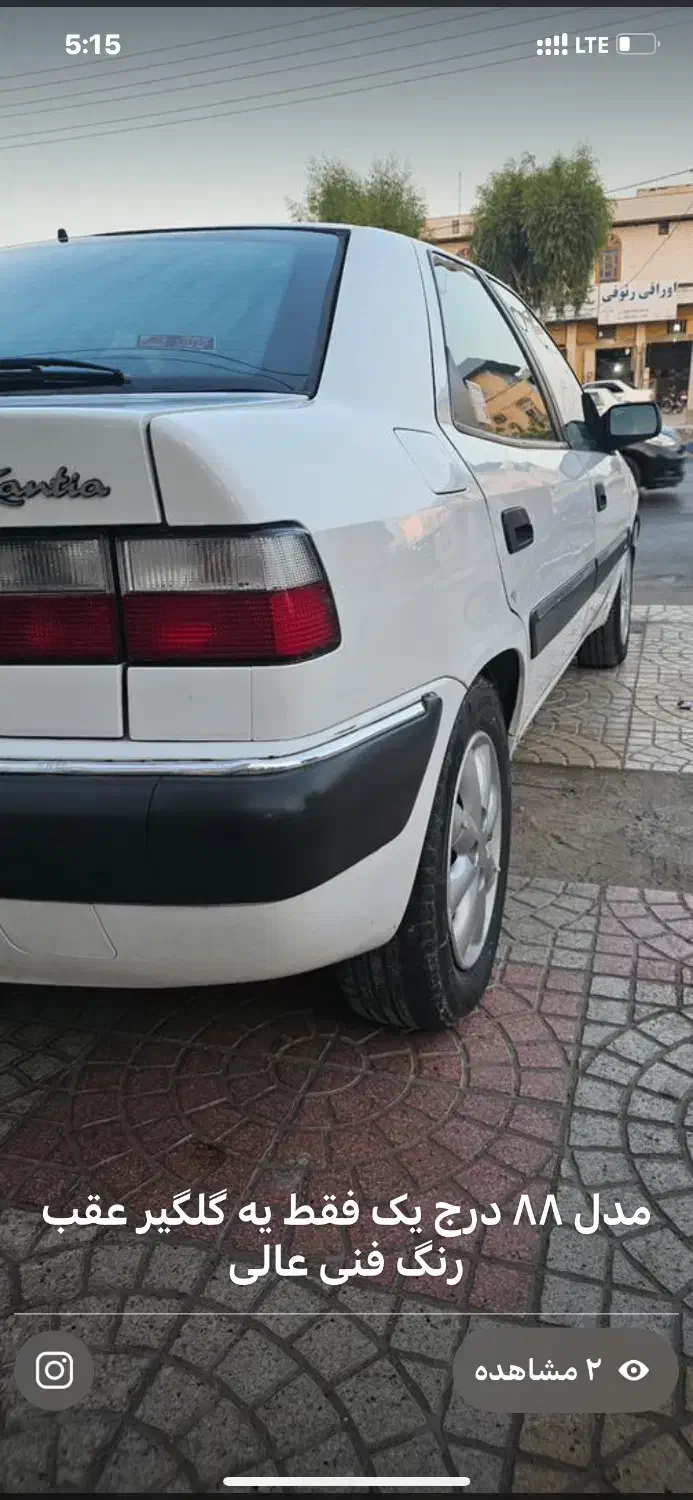 فروش ماشین زانتیا مدل ۸۸|خودرو سواری و وانت|بندر گناوه, |دیوار