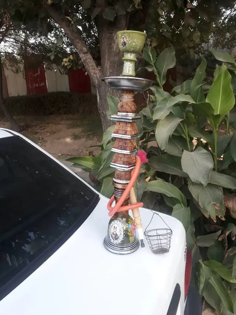 قلیان تزیینی چوبی|زیورآلات و اکسسوری|کرج, جهان‌شهر|دیوار