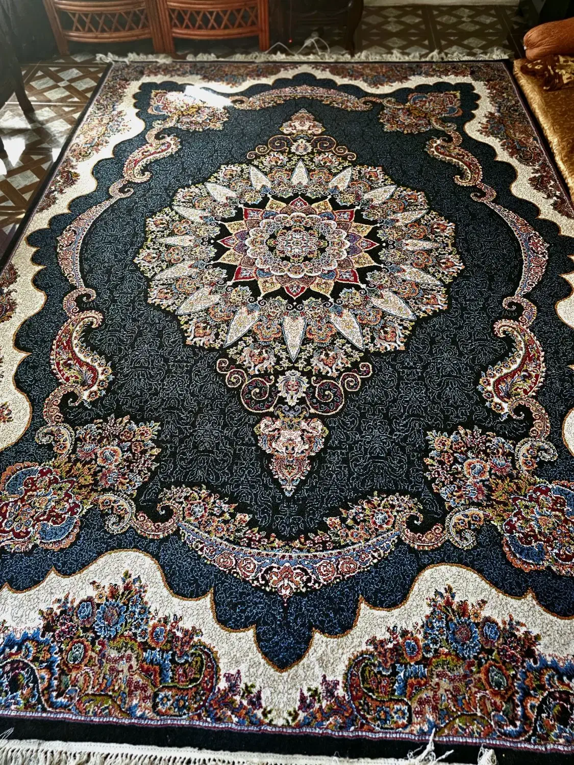 فرش ۹متری درحدنو آستانه اشرفیه|فرش|رشت, توشیبا|دیوار