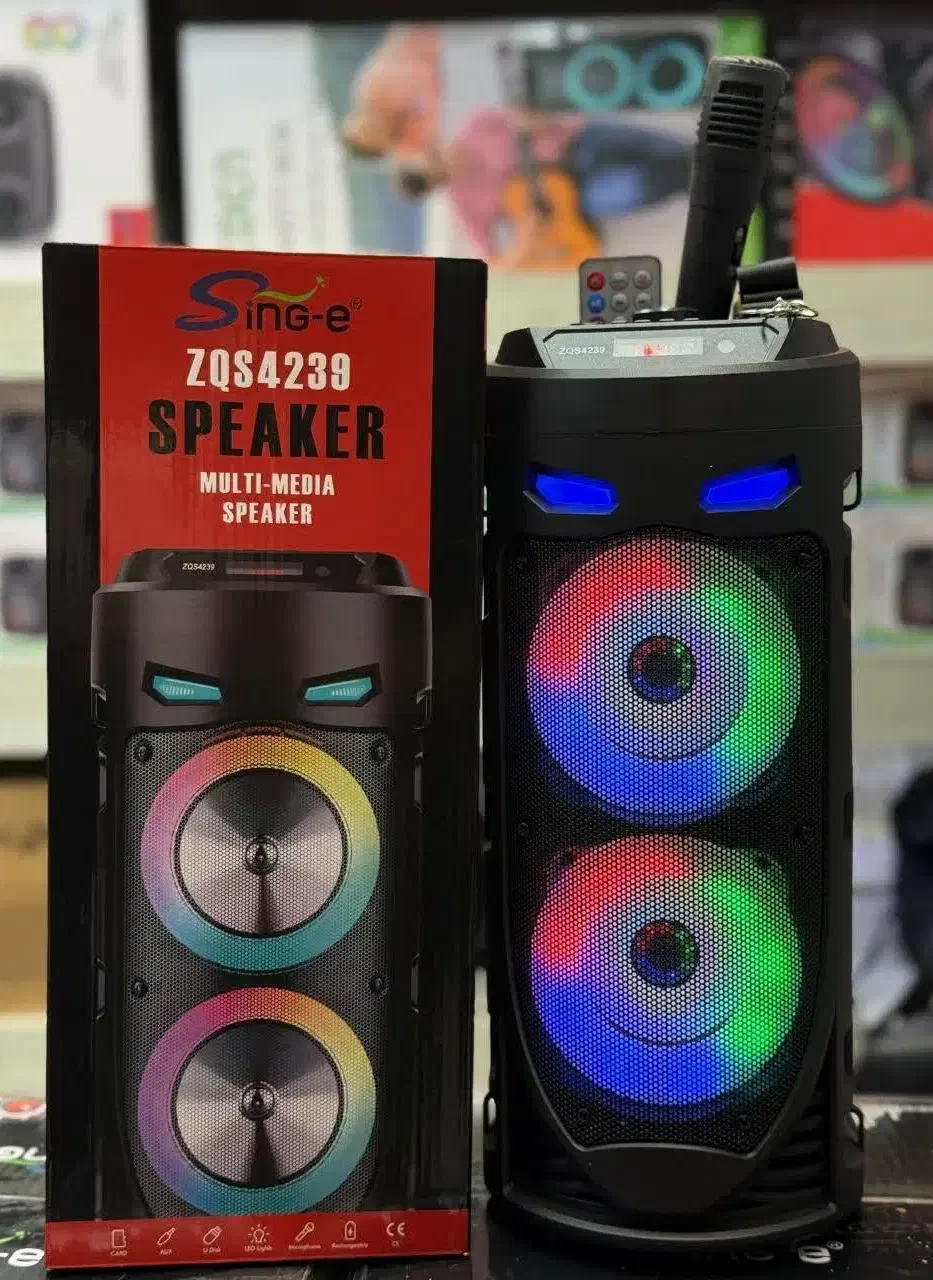 اسپیکر شارژی باند میکروفون شارژی پارتی باکس دیجی|سیستم صوتی خانگی|قم, نیروگاه|دیوار