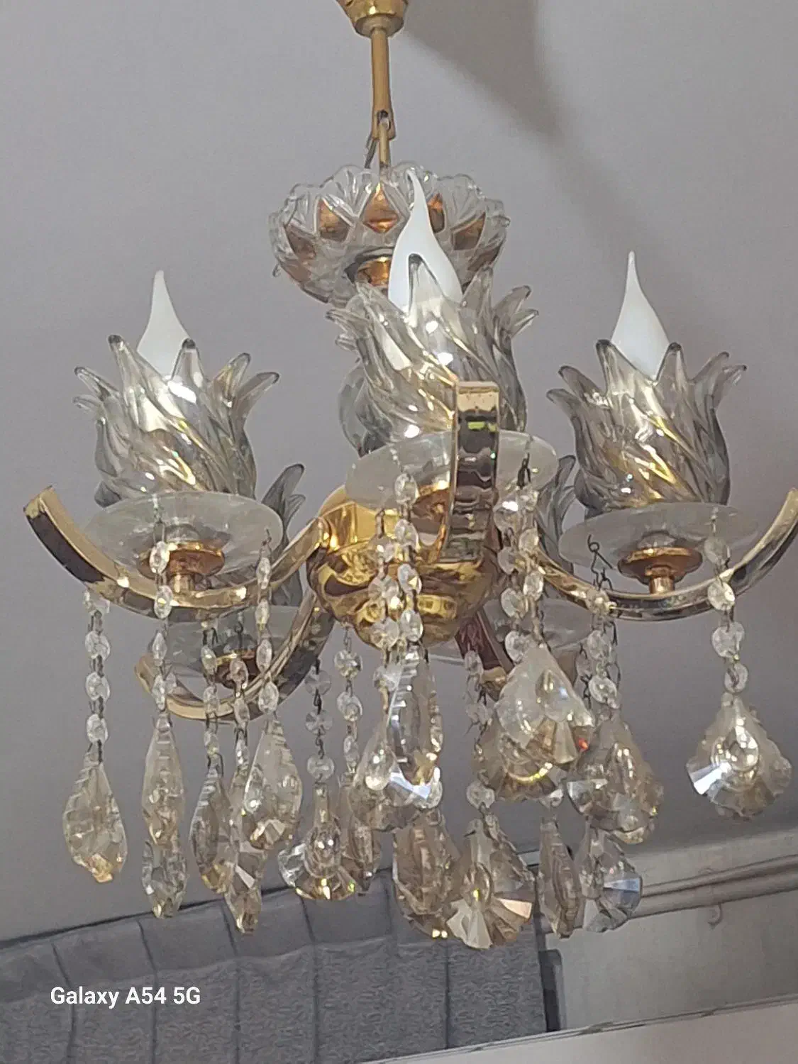 لوستر کریستالی|لوستر و چراغ آویز|اهواز, کیانپارس |دیوار