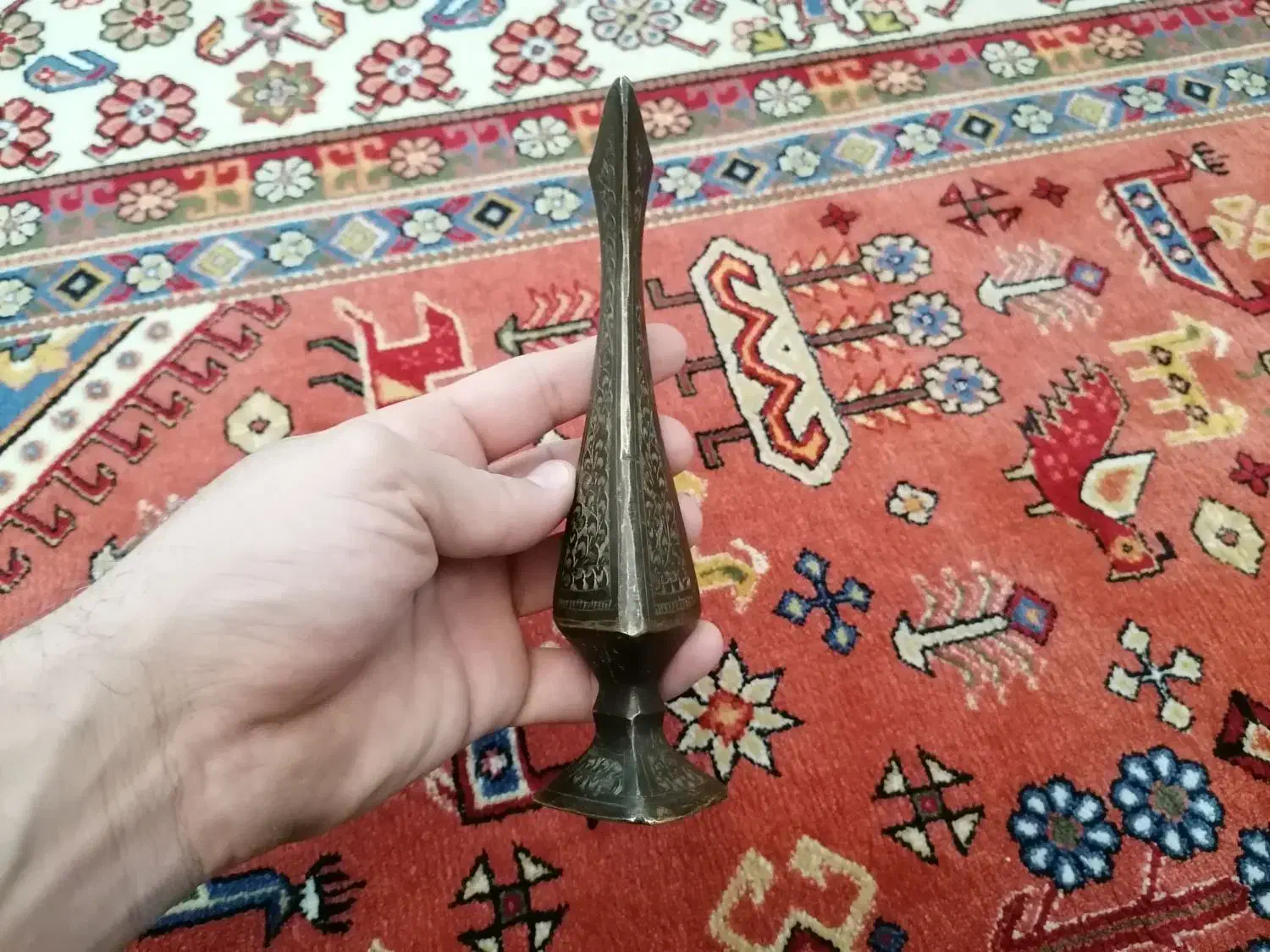 گلدان برنجی عتیقه|کلکسیون اشیاء عتیقه|تهران, امیریه|دیوار