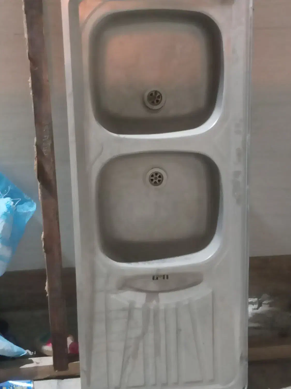 فروش یک عدد سینک دوقلو البرز استیل|مصالح و تجهیزات ساختمان|مرودشت, بیست متری بیمارستان|دیوار