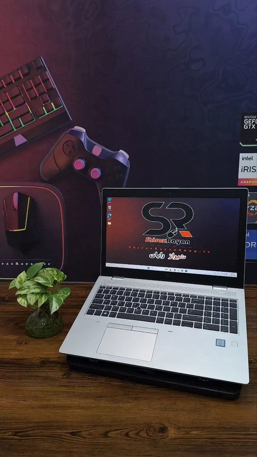 اچ پی i5 نسل 8 رم 8 صفحه بزرگ Full HD حافظه SSD|رایانه همراه|شیراز, فخرآباد (دروازه کازرون)|دیوار