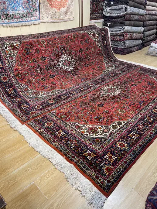 فرش ۶ متری جفت اذرشهر تبریز زمینه پوست پیازی|فرش|تهران, سلسبیل شمالی|دیوار