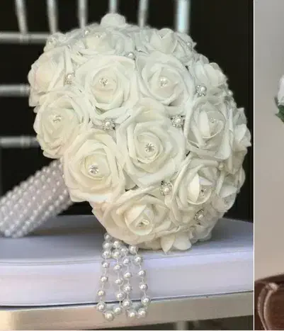 دسته گل عروس|گل مصنوعی|خرمآباد, |دیوار