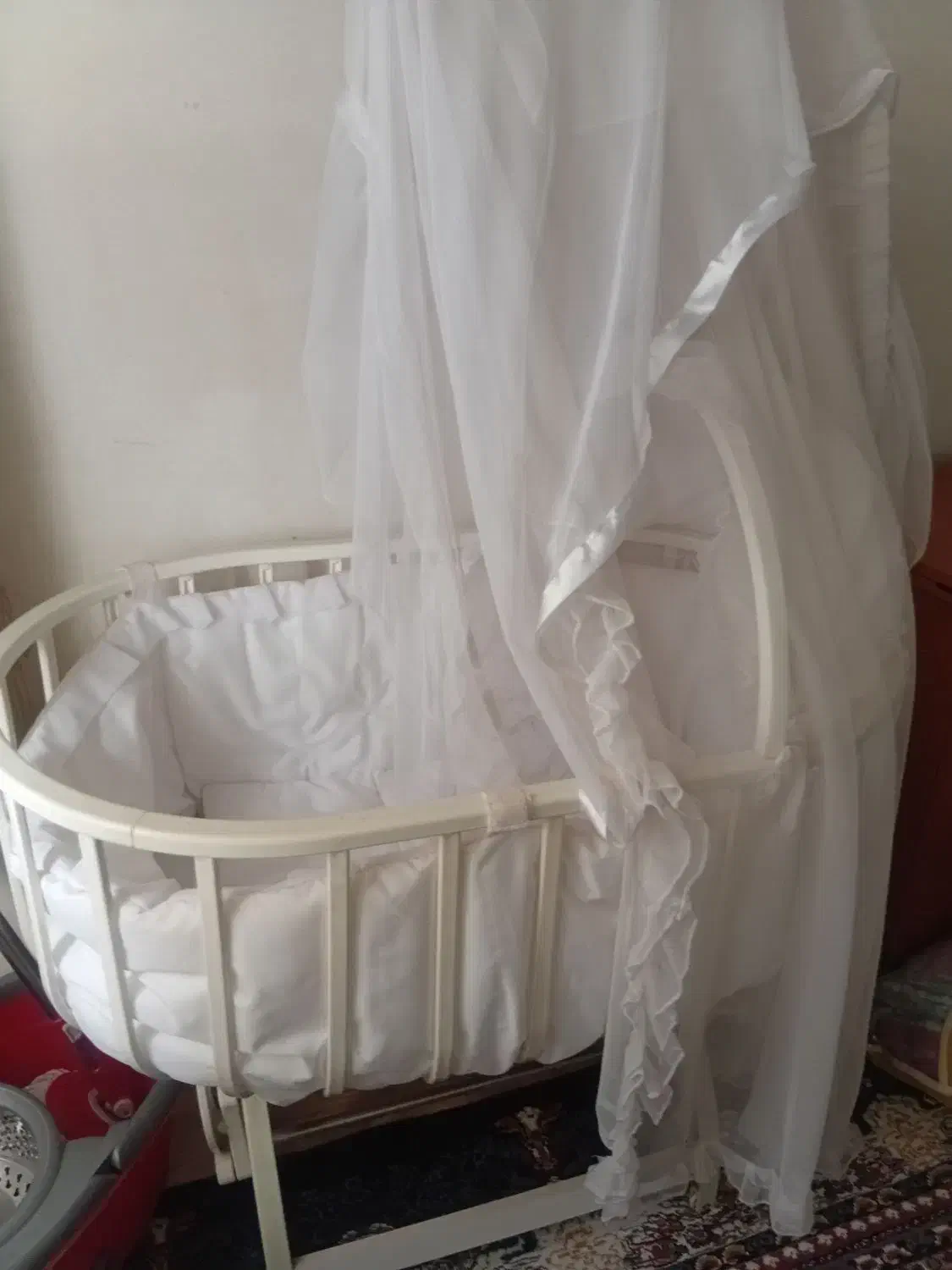 گهواره ثابت و متحرک کودک مناسب نوازد تا ۱ونیم سال|اسباب و اثاث بچه|بندر انزلی, کلیور|دیوار