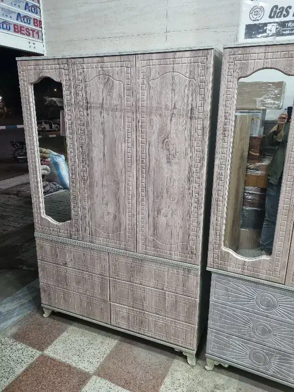 کمد 2تکه MDF شیش کشو|جاکفشی، کمد، دراور|سیرجان, |دیوار