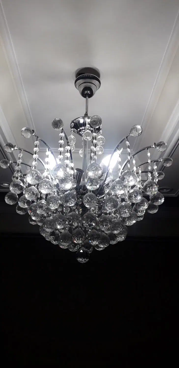 ی جفت لوستر ۱۶ شاخه|لوستر و چراغ آویز|کرمانشاه, |دیوار