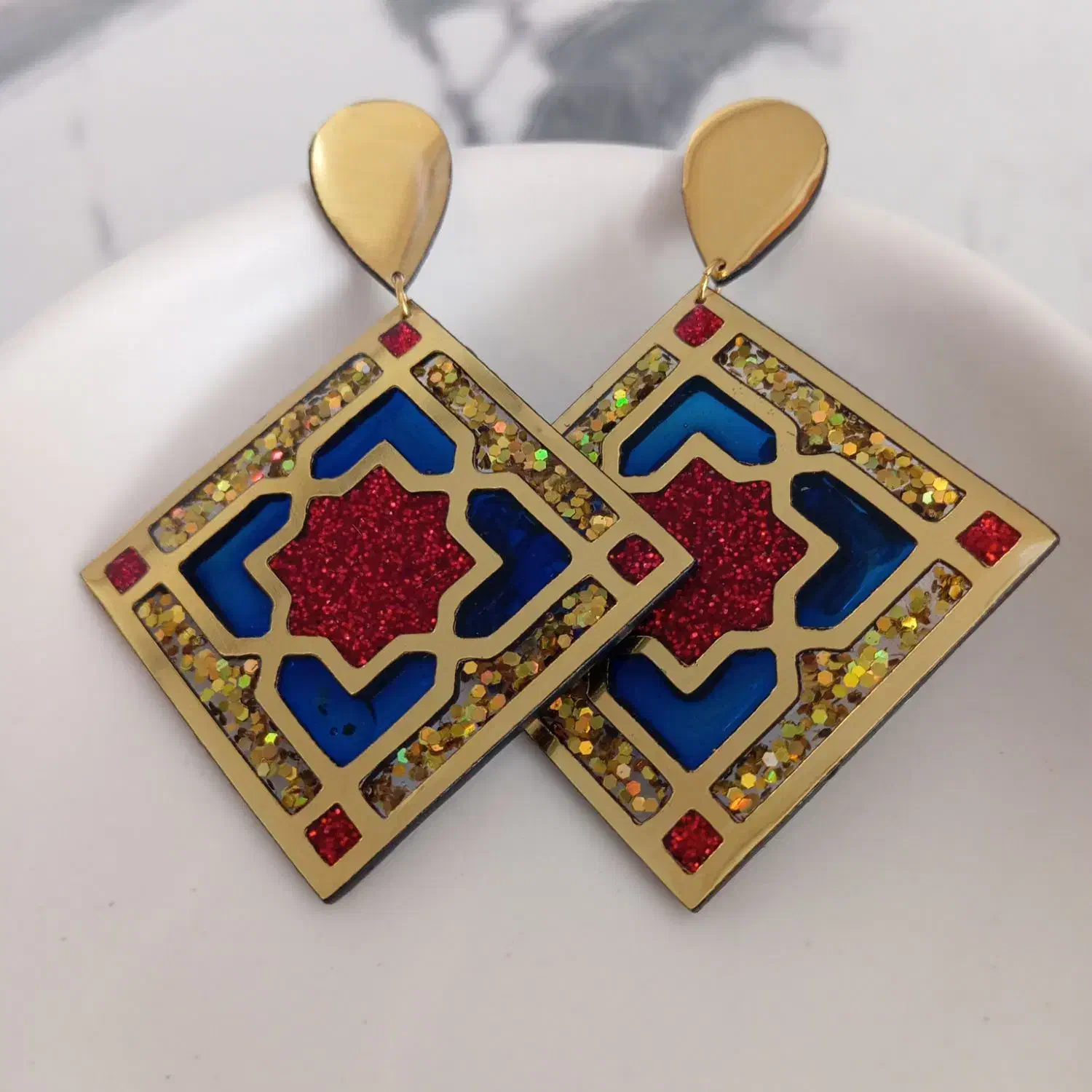 گوشواره رزینی دستساز|بدلیجات|اراک, |دیوار