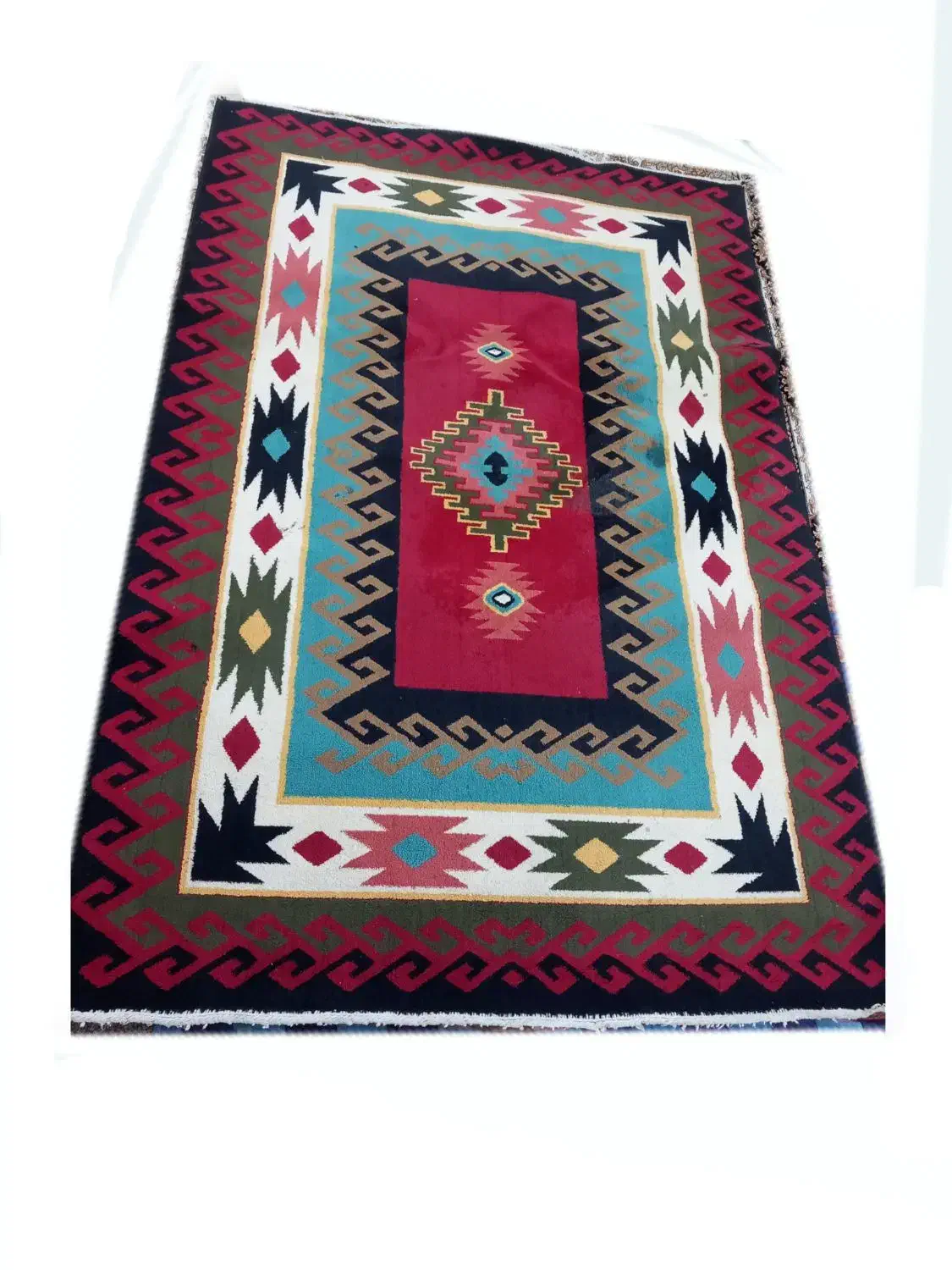 گلیم فرش|گلیم، جاجیم، گبه|قم, قلعه کامکار|دیوار