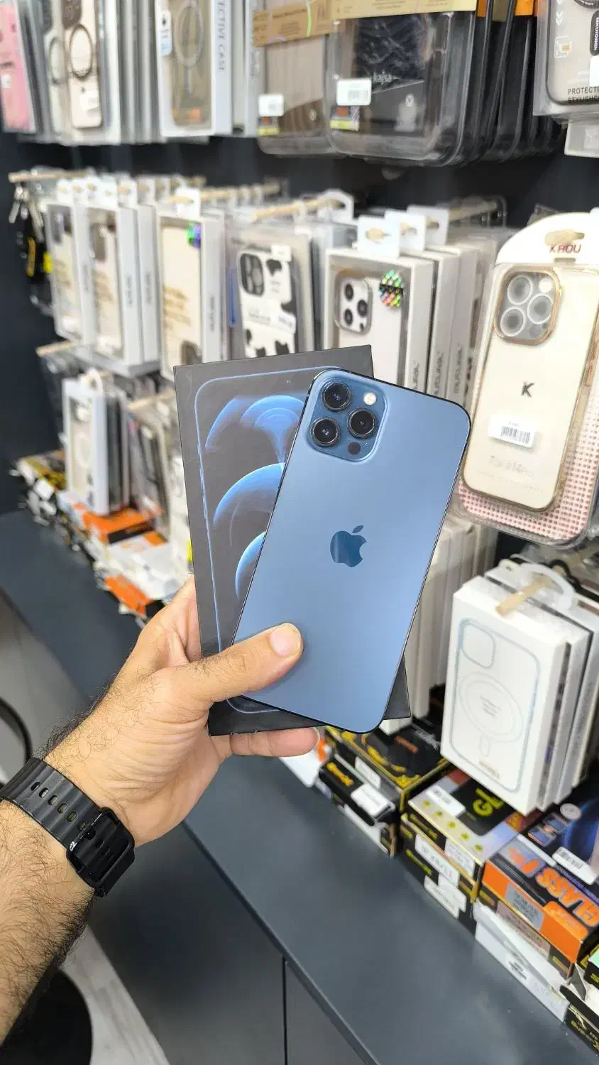 آیفون 12 پرومکس پک اصلی 512 پارت ZAA|موبایل|رشت, بازار|دیوار