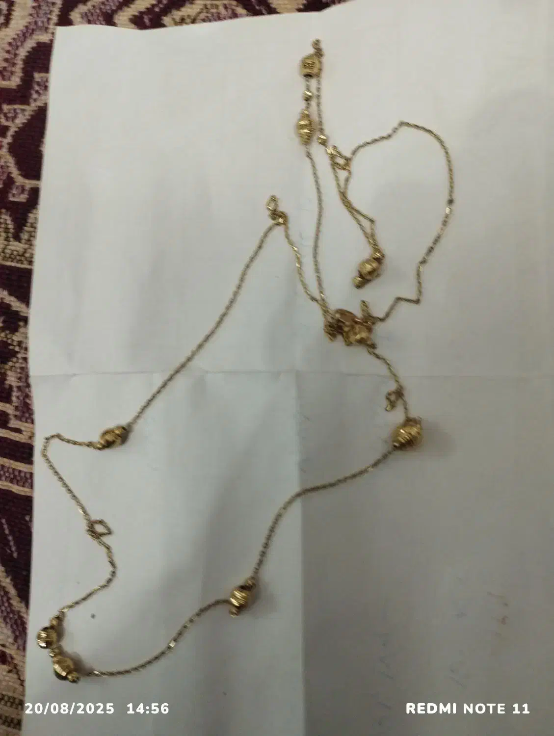 گردن بند رولباسی یکبار استفاده شده|جواهرات|قرچک, محمد آباد|دیوار