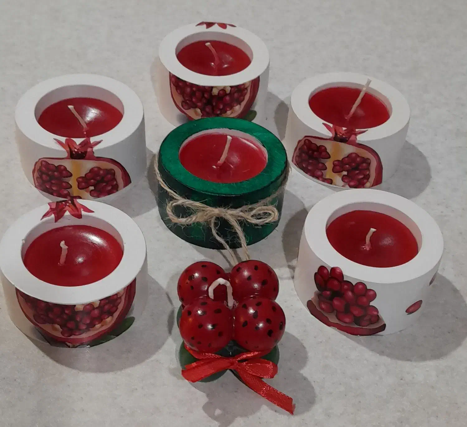 شمعهای دکوری وفانتزی دست ساز|صنایع دستی و سایر لوازم تزئینی|محمدشهر, شهرک پیام (مهرالبرز)|دیوار