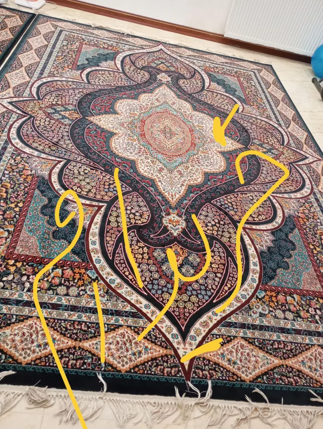 فرش ۶متری|فرش|کهریزک, |دیوار