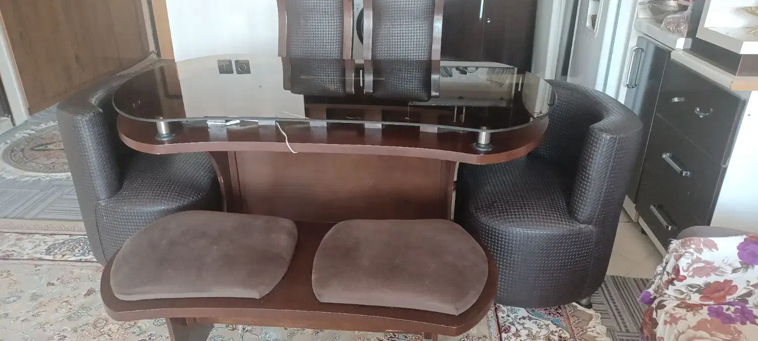 میز ناهار خوری ۶ نفره|میز و صندلی غذاخوری|فولادشهر, مسکن مهر فولادشهر|دیوار