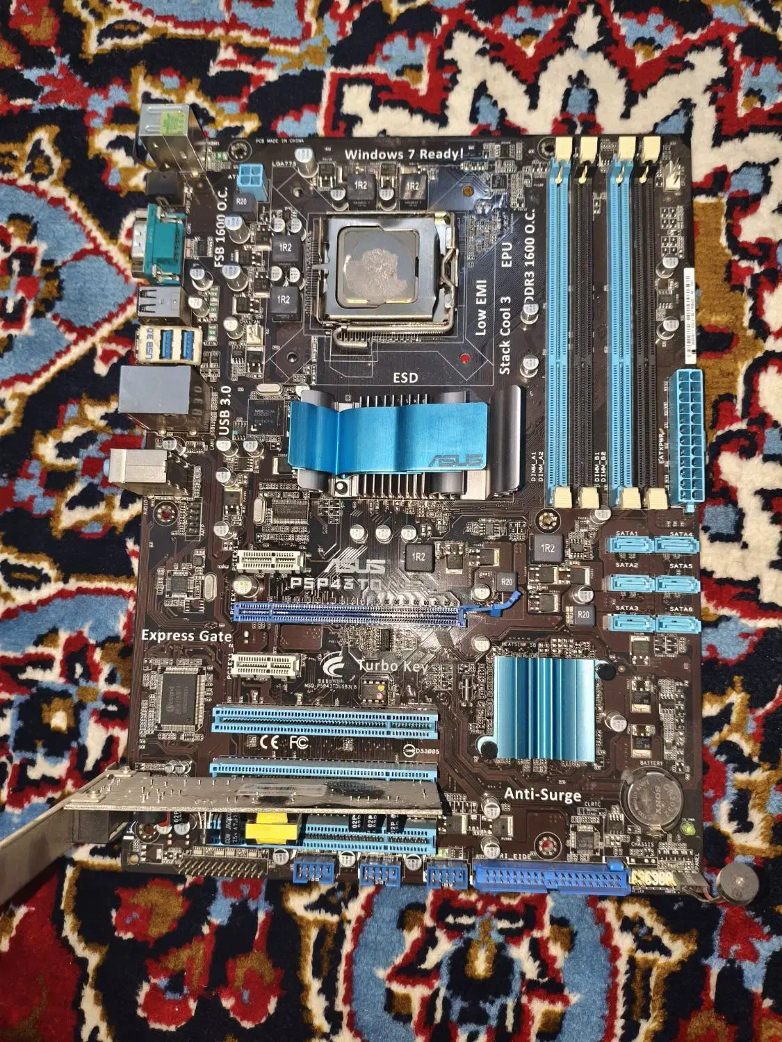 مادربرد قدیمی همراه cpu|قطعات و لوازم جانبی رایانه|مشهد, آزادشهر|دیوار