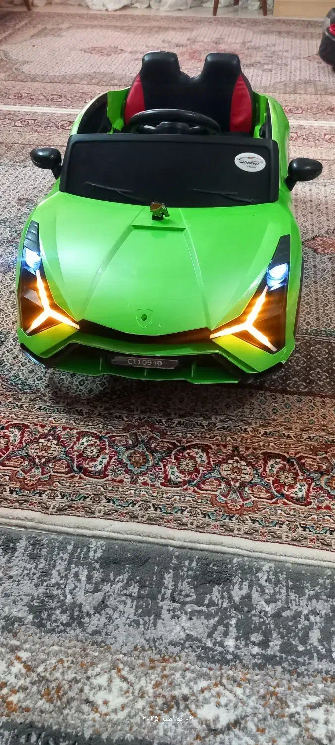 ماشین شارژی لامبورگینی سبز|اسباب‌‌بازی|قرچک, مهدیه|دیوار