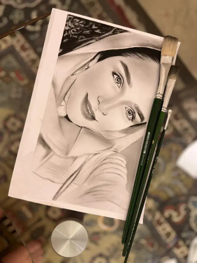 نقاشی چهره|تابلو، نقاشی، عکس|تهران, منیریه|دیوار