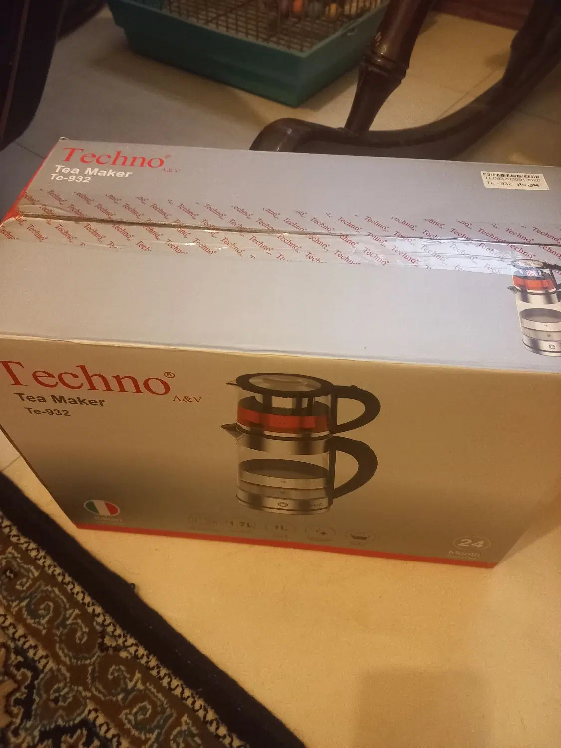 چای ساز تکنو te-932|سماور، چایساز، قهوهساز|تهران, گلستان (شهرک راه آهن)|دیوار