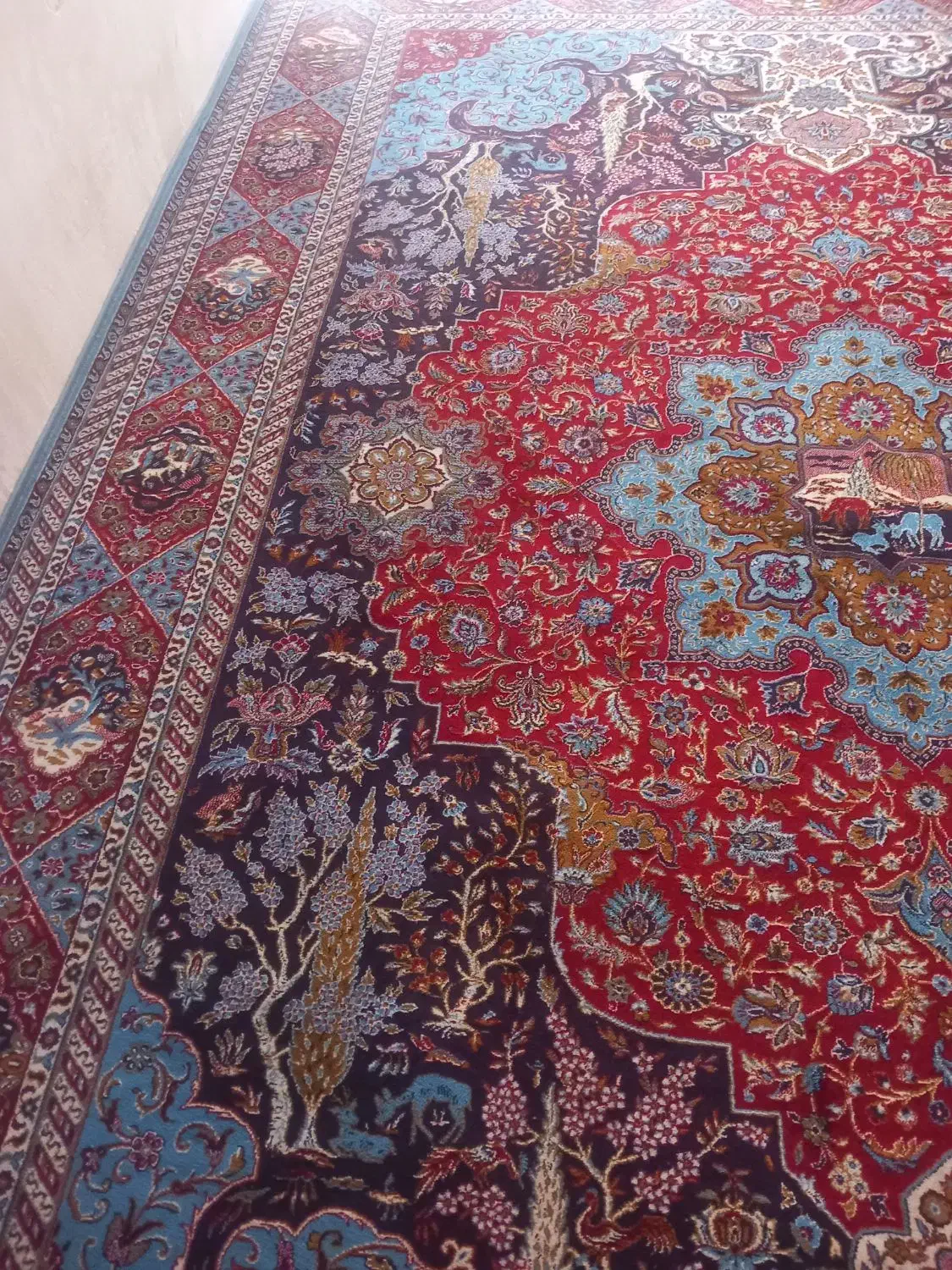 فرش ۱۲ متری|فرش|کرمانشاه, |دیوار