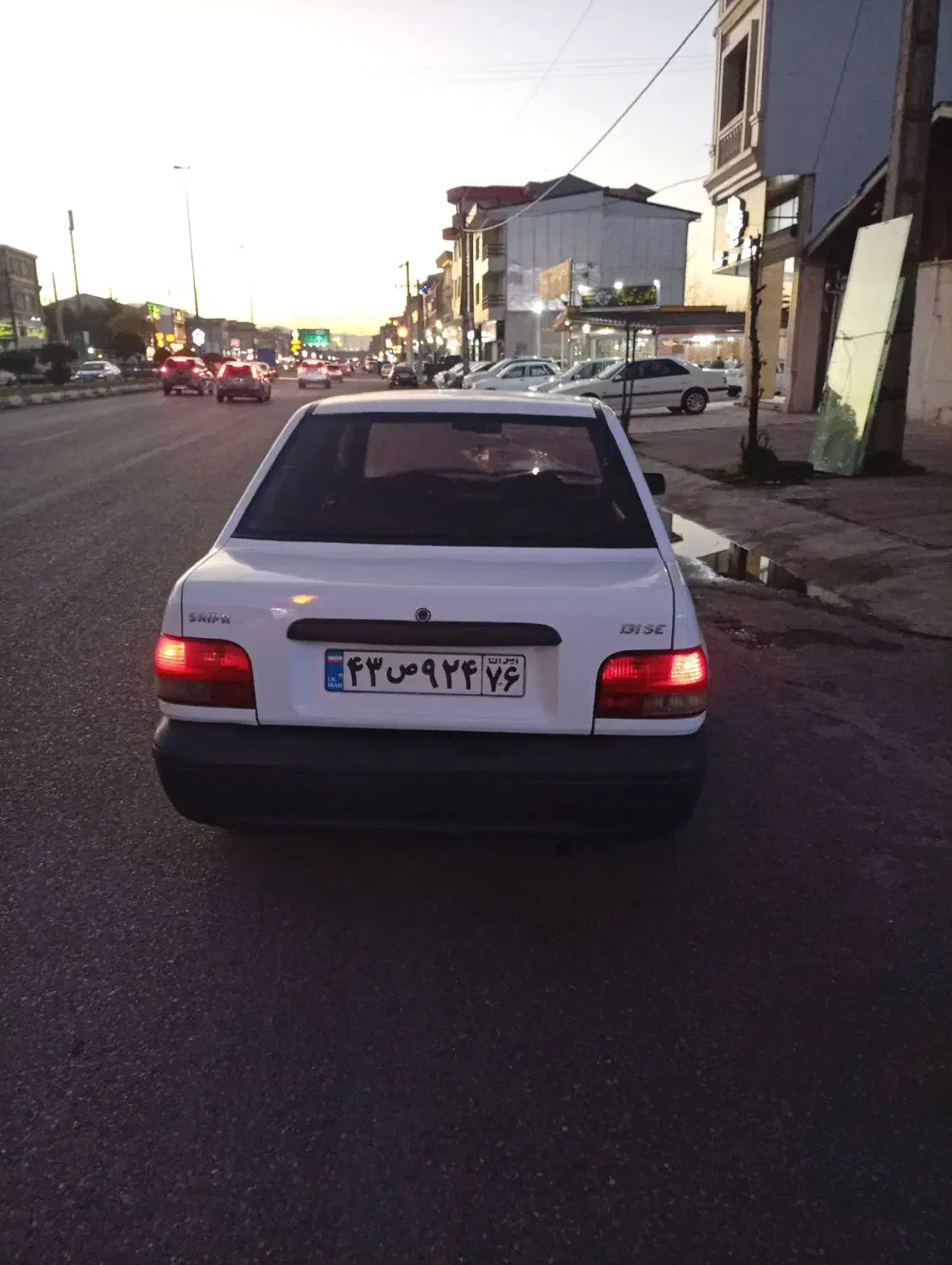 پراید 83سفید|خودرو سواری و وانت|رودسر, |دیوار