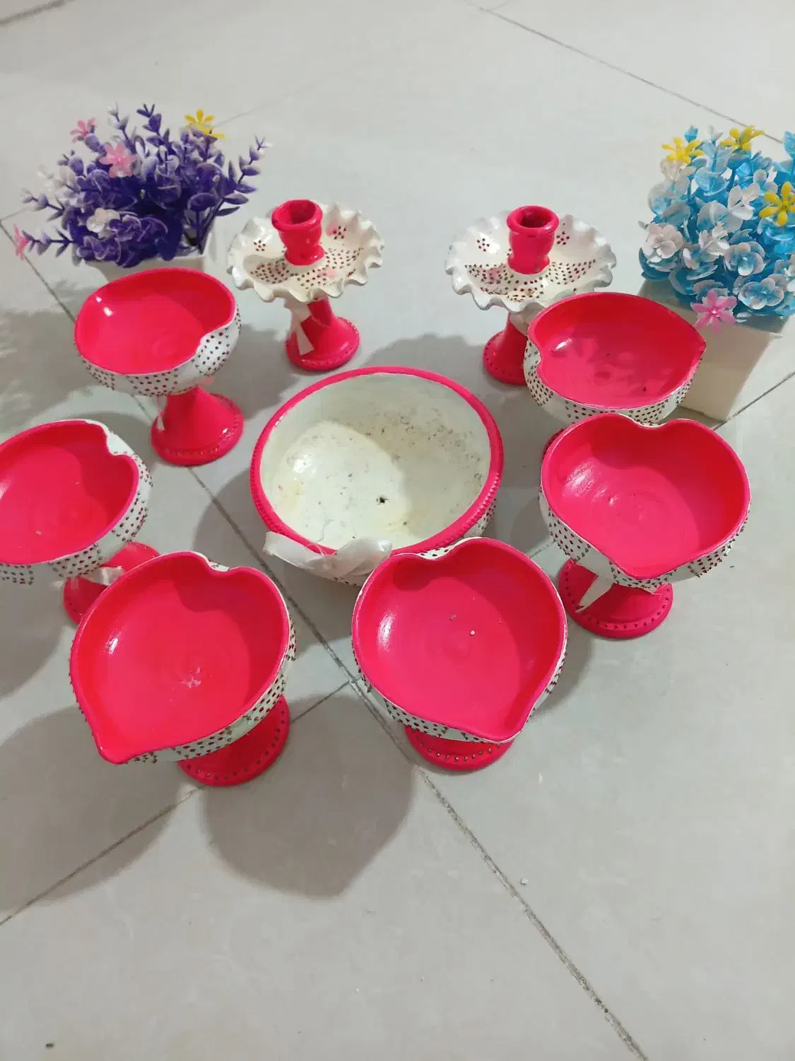 هفت سین وجانونی|ظروف سرو و پذیرایی|قرچک, میرزائی جنوبی|دیوار