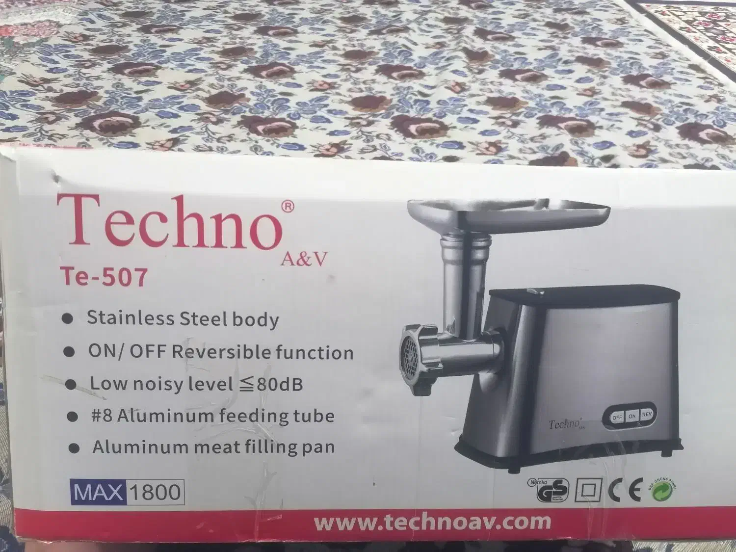 چرخ گوشت تکنو مدل 507|خردکن، آسیاب، غذاساز|تربتحیدریه, آغوی|دیوار