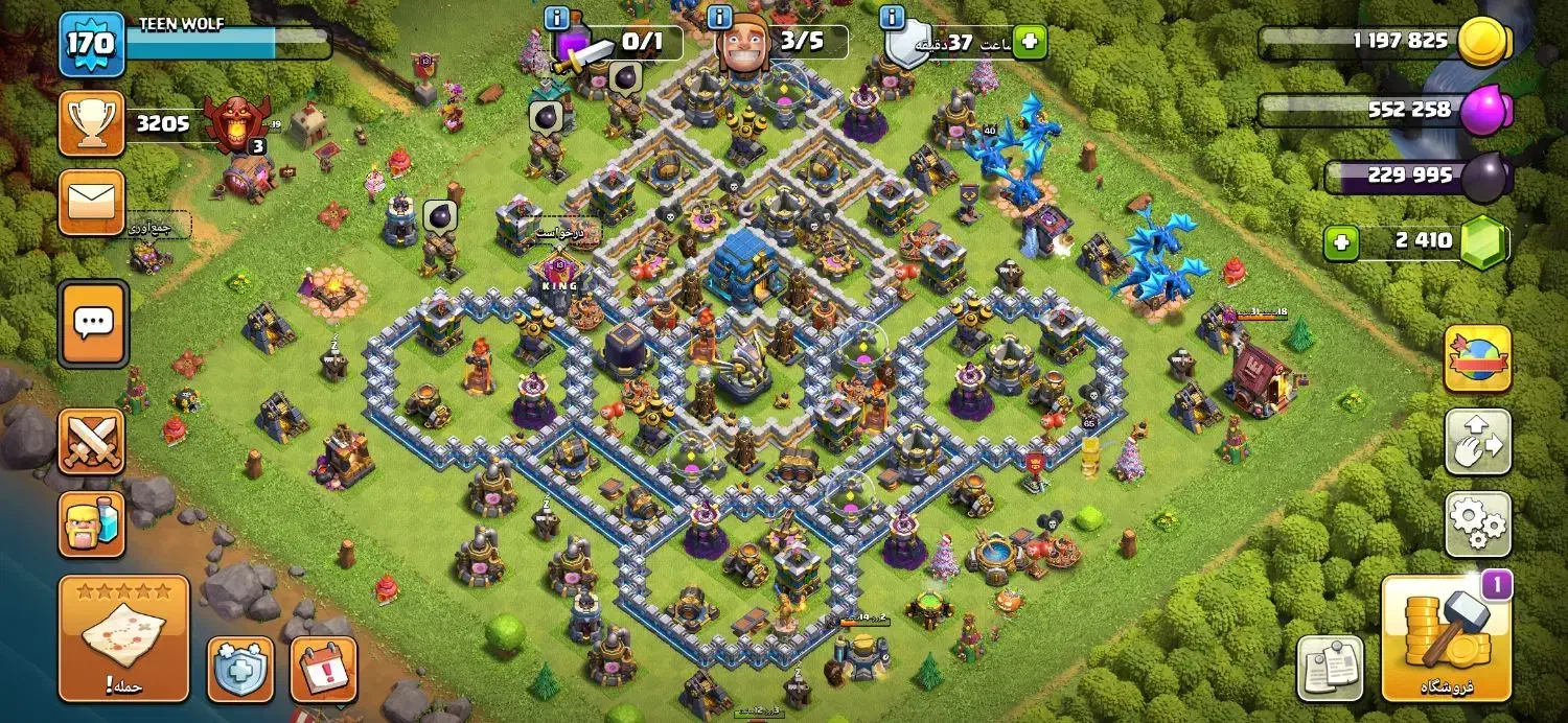 اکانت کلش لول 170|کنسول، بازی ویدئویی و آنلاین|مشهد, اروند|دیوار