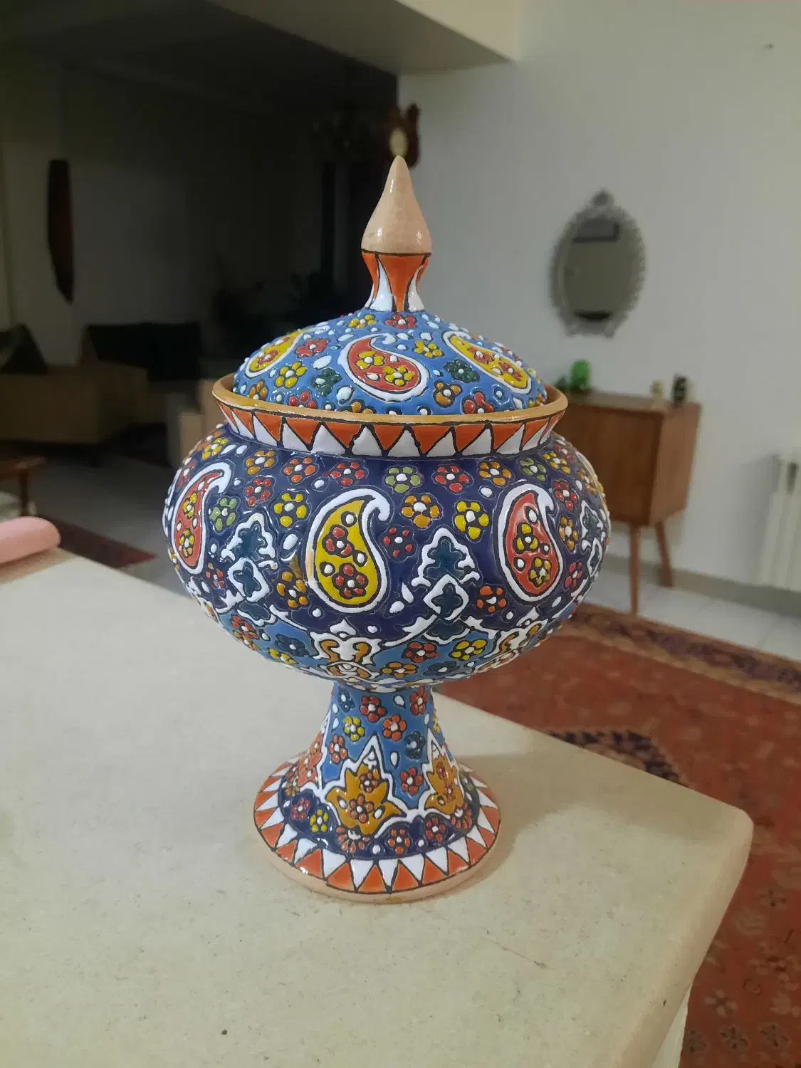 شکلات خوری میناکاری|صنایع دستی و سایر لوازم تزئینی|تهران, شهرآرا|دیوار