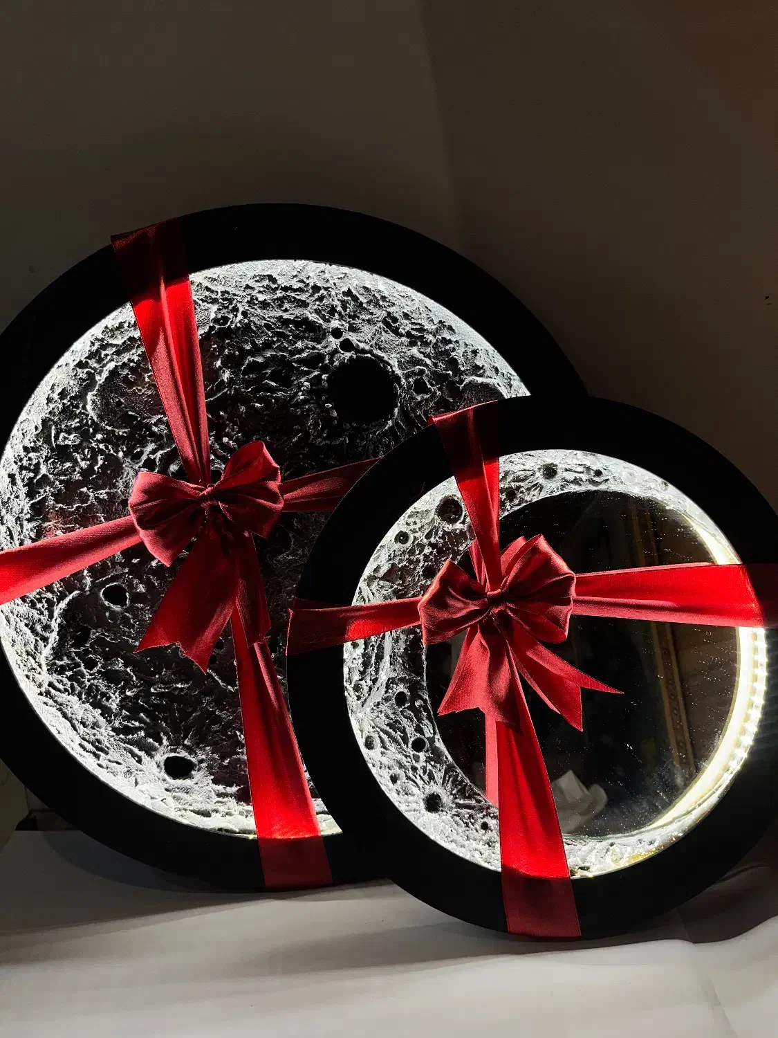 تابلو ماه نورانی و برجسته دکور شیک اتاق و پذیرایی|تابلو، نقاشی، عکس|شیراز, غدیر جنوبی|دیوار