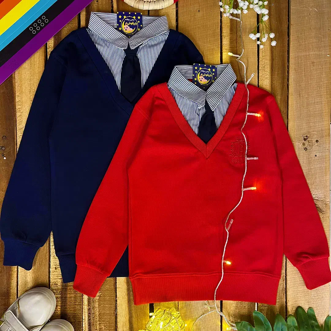 بلوز دو یقه و کراوات جدا شونده|کفش و لباس بچه|ارومیه, |دیوار