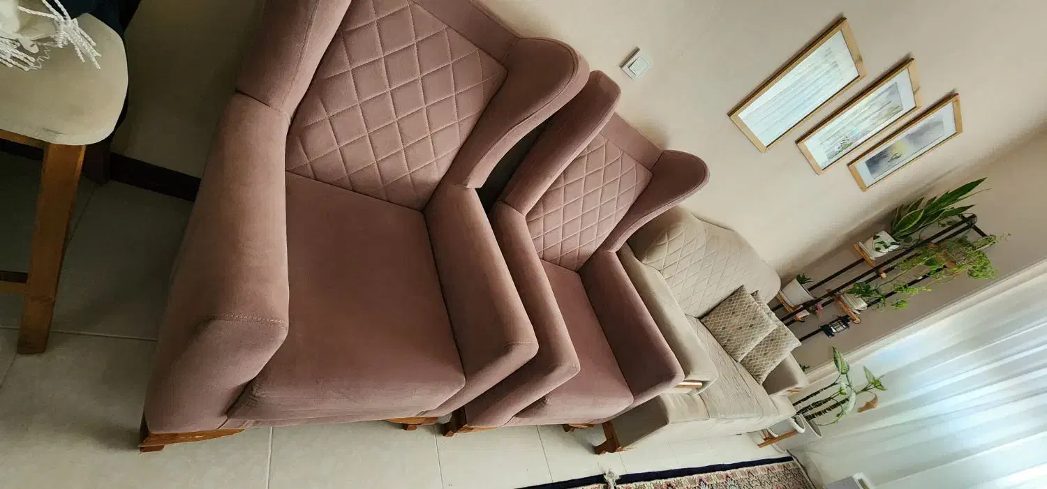 مبل شش نفره شرکت مامطیر|مبلمان خانگی و میز عسلی|قم, زنبیل آباد|دیوار