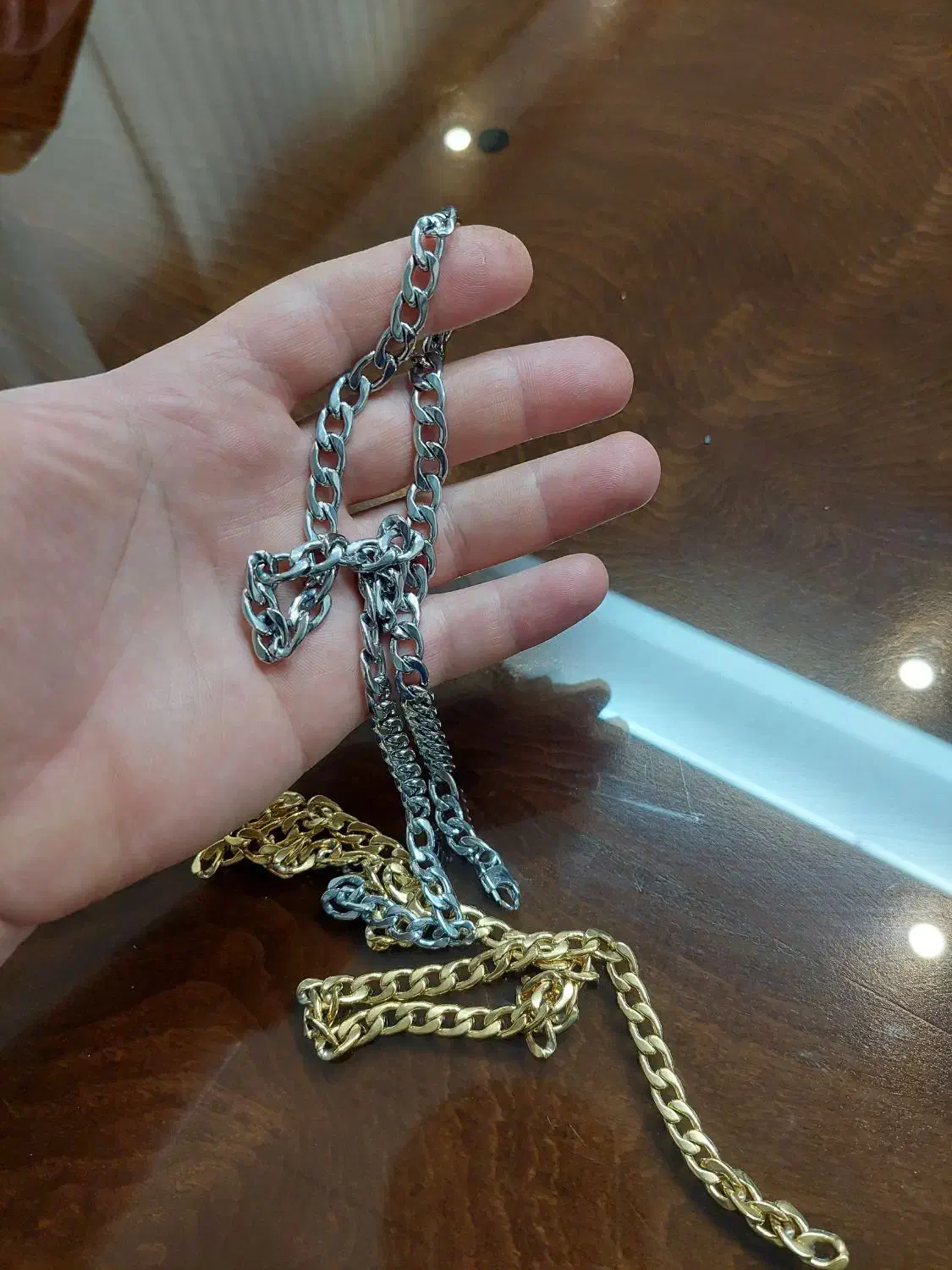 دو عدد گردنبند استیل مردانه آک|بدلیجات|مشهد, هفت تیر (آب و برق)|دیوار