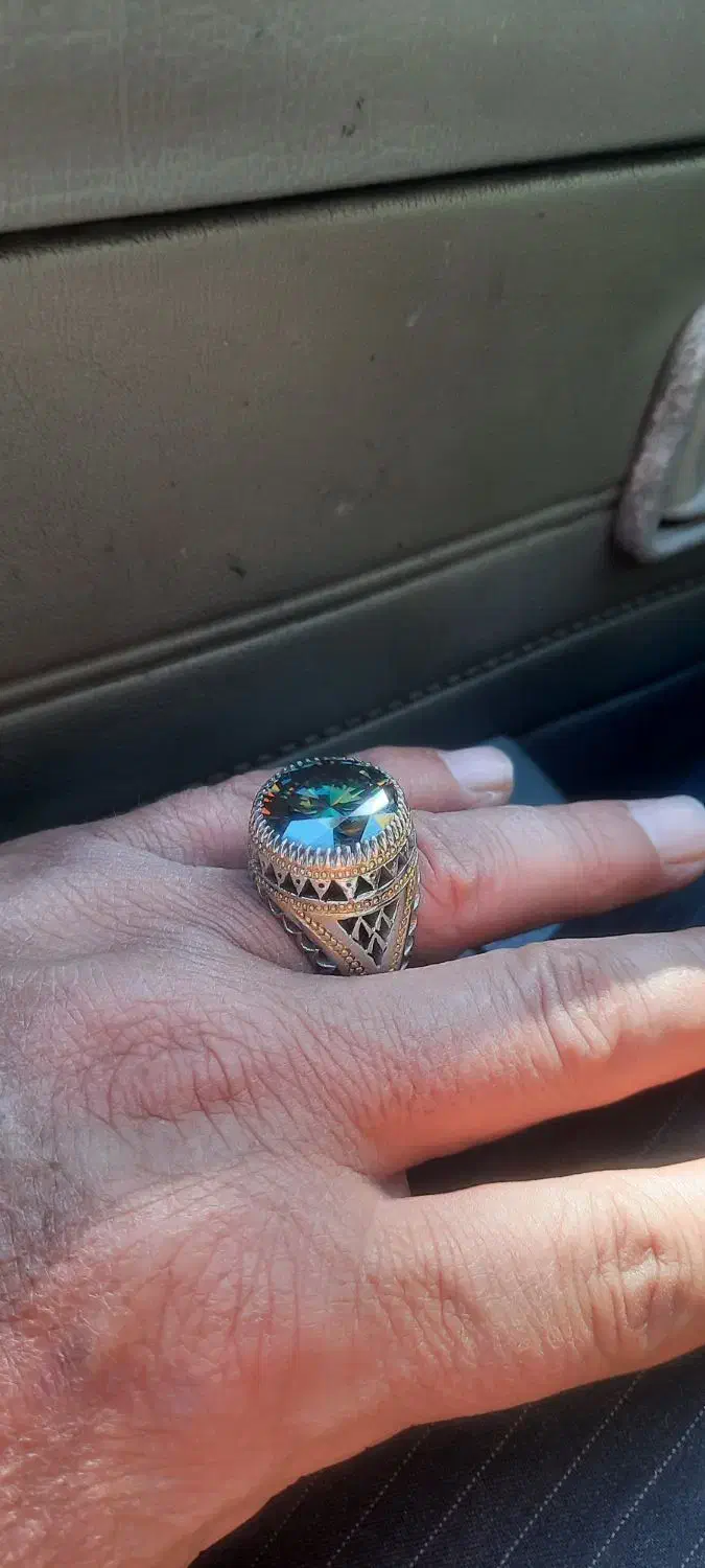 انگشتر موزنایت کلکسیونی استاد حیاتی|جواهرات|ارومیه, |دیوار