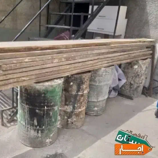 اجاره ابزار ساختمانی تخته الوار بشکه خر|مصالح و تجهیزات ساختمان|شیراز, سایت اداری|دیوار