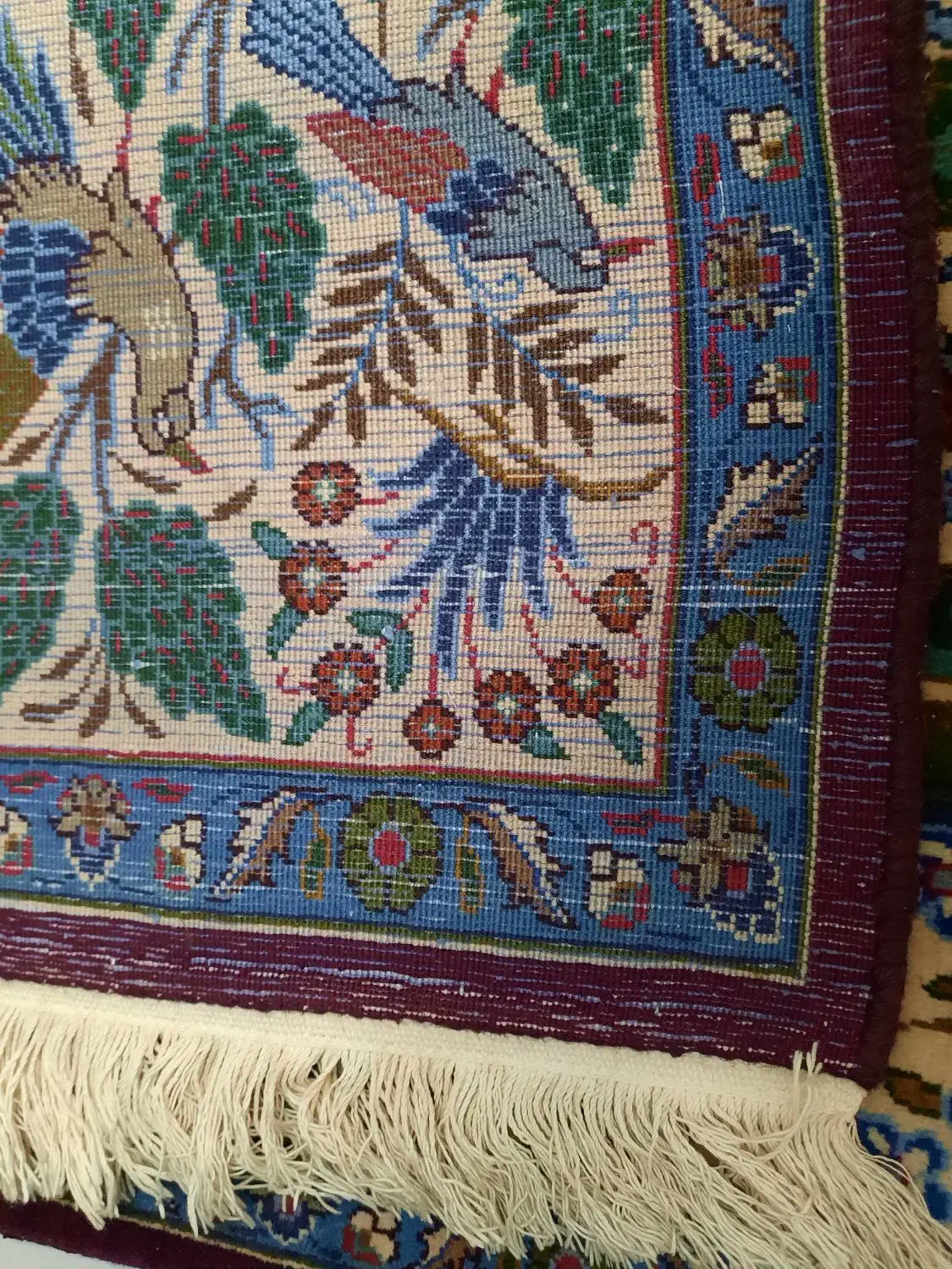 فرش دستبافت عتیقه|فرش|اسلام‌شهر, باغ فیض|دیوار