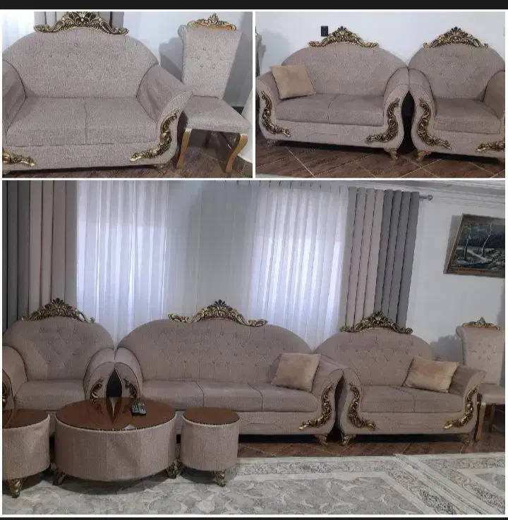 مبل ۱۱ نفره|مبلمان خانگی و میز عسلی|بوئین زهرا, |دیوار