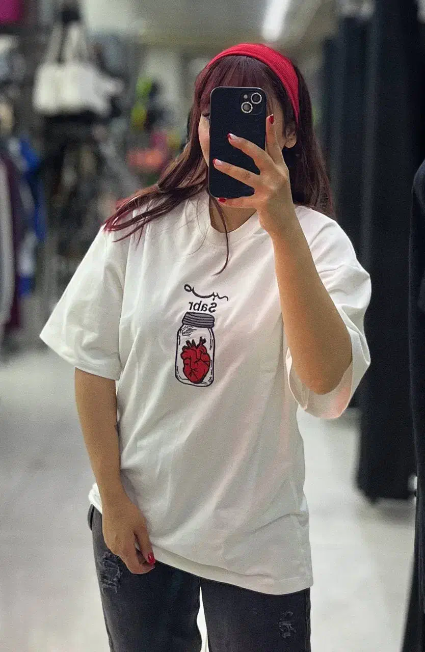 تیشرت لانگ صبرسفیدومشکی دخترونه و پسرونه تک و عمده|لباس|فولادشهر, C5|دیوار