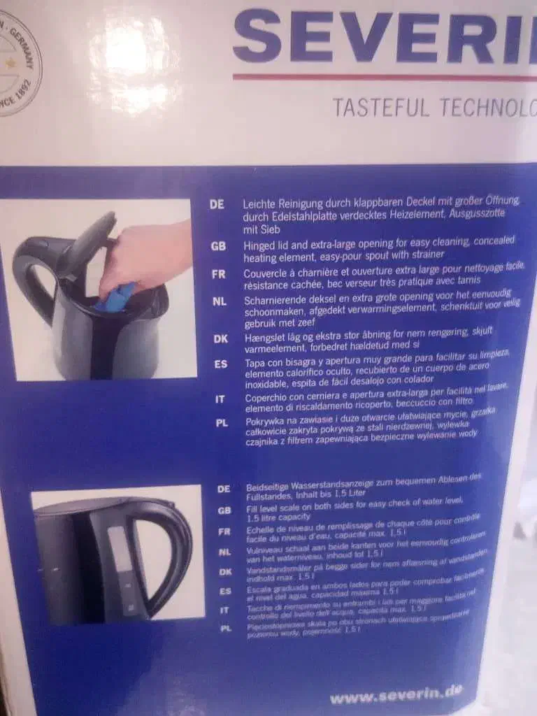 کتری برقی آلمانی سورین|قوری، کتری، قهوه‌ساز دستی|بندر انزلی, سپیدکنار|دیوار