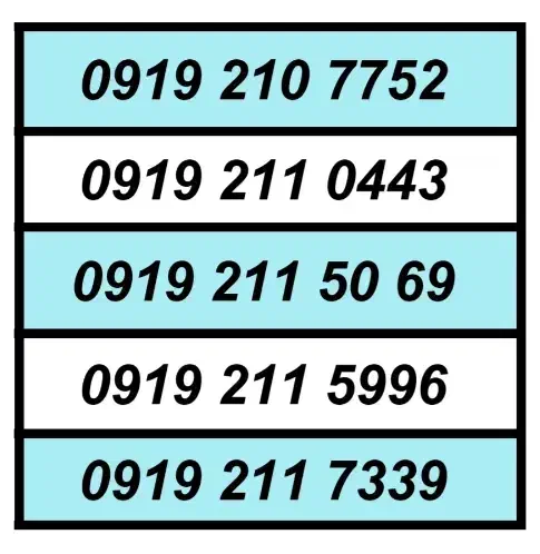 0919.216.0211|سیم‌کارت|کرج, گلشهر|دیوار