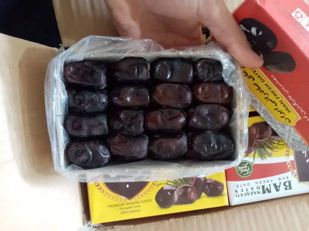 خرما مضافتی مادر کارتن دارم در سرخانه برای فروش|حراج|جیرفت, |دیوار