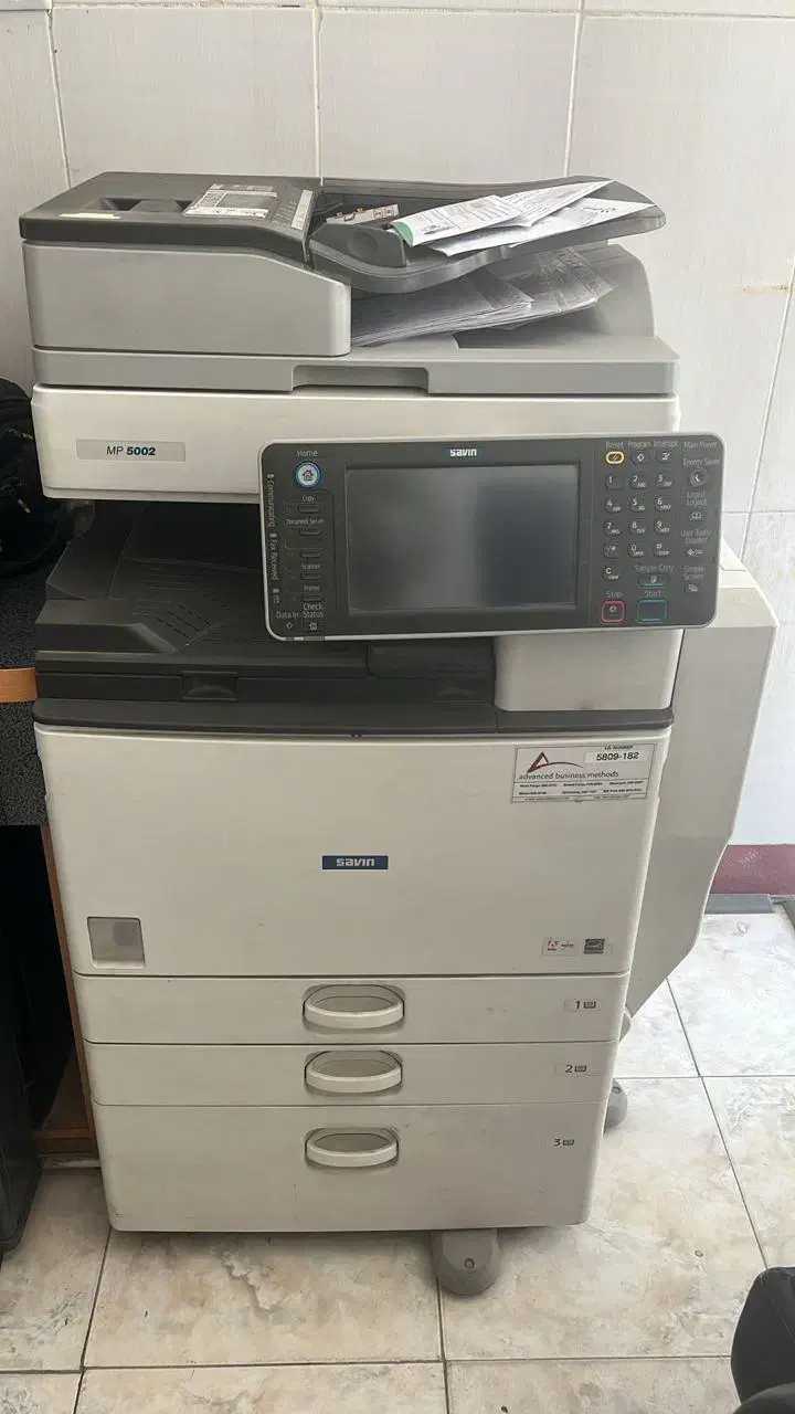 دستگاه چند کاره ریکو5002|پرینتر، اسکنر، کپی، فکس|پاکدشت, پاکدشت (مامازند)|دیوار