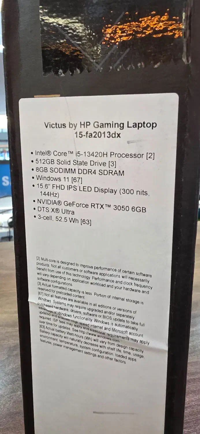 HP VICTUS GAMING اکبند نو|رایانه همراه|اردبیل, |دیوار