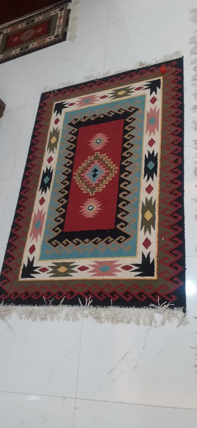 فروش سه عدد گلیم فرش طرح سنتی|گلیم، جاجیم، گبه|بندر کنگان, |دیوار