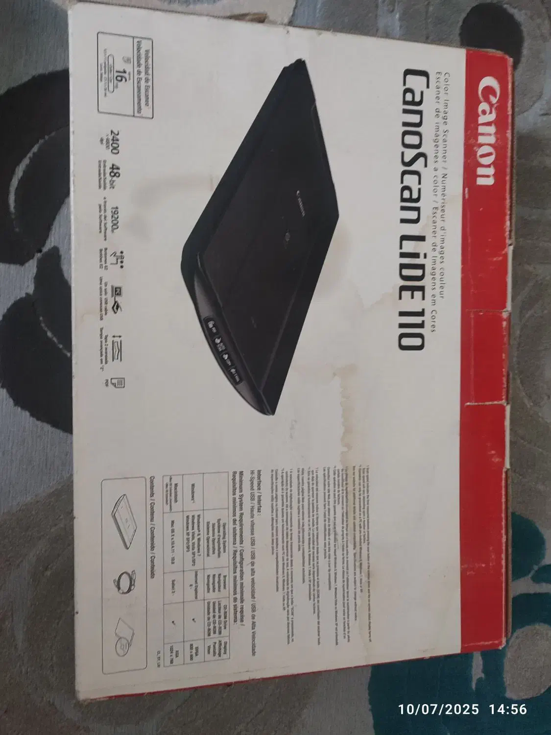 اسکنر canon lide 110|پرینتر، اسکنر، کپی، فکس|رشت, جهاد|دیوار