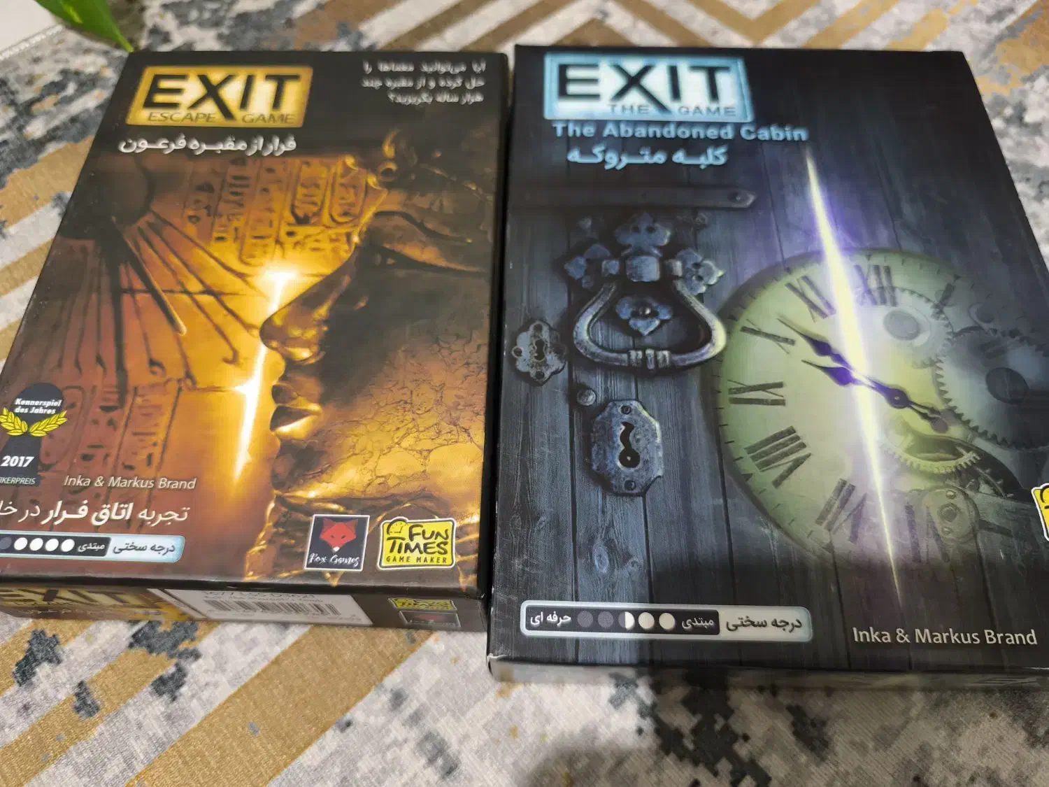 بازی فکری اتاق فرار، Exit و Unlock|اسباببازی|تهران, شهرک استقلال|دیوار